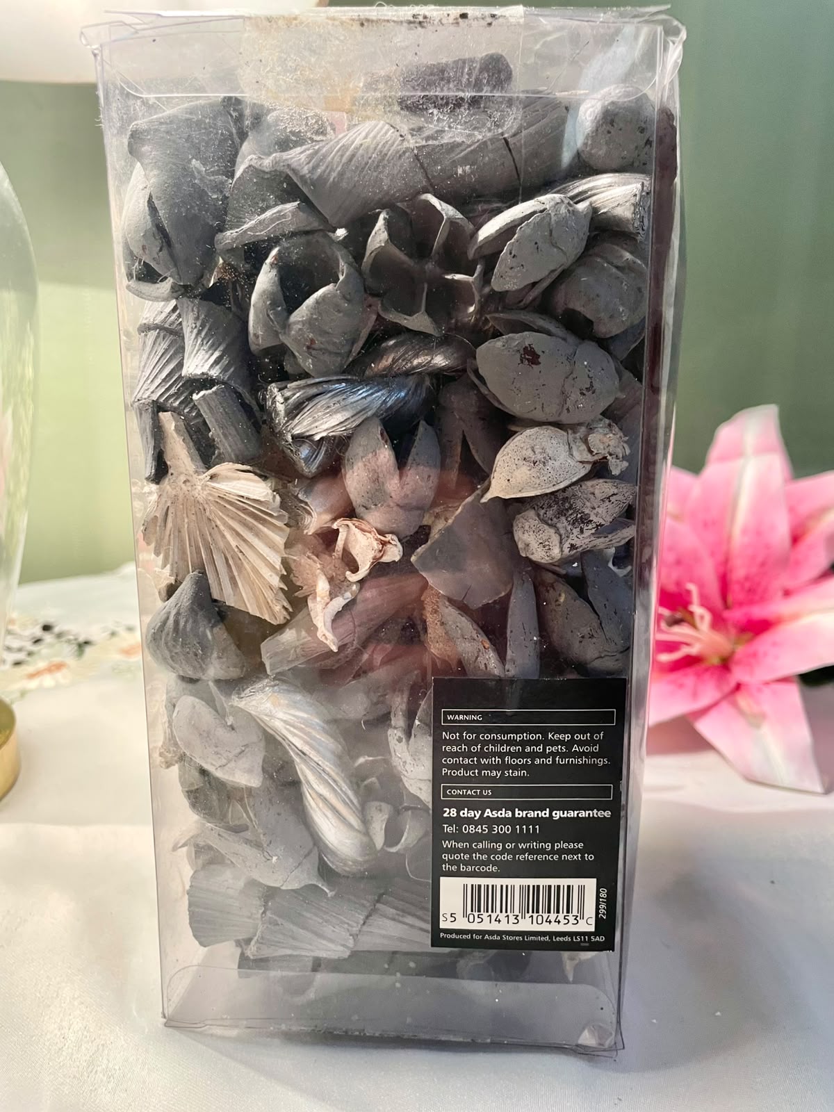 George Heaven Scent Platinum Pot Pourri Decor Approx. 8 in