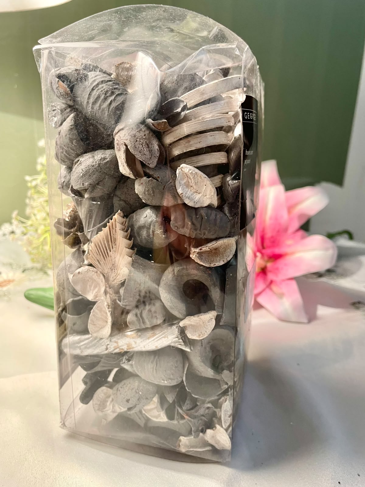 George Heaven Scent Platinum Pot Pourri Decor Approx. 8 in