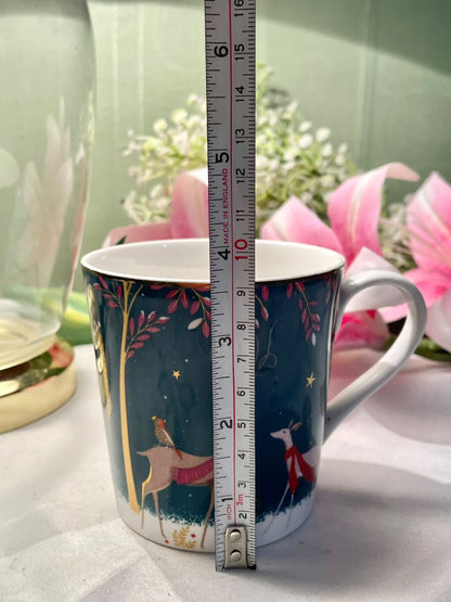 Sara Miller Portmeirion Woodland Animal Mug 4 in