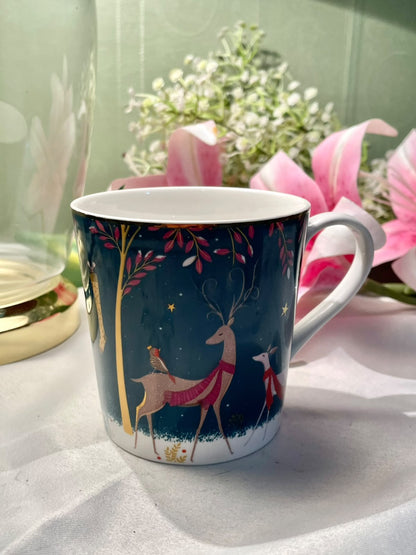 Sara Miller Portmeirion Woodland Animal Mug 4 in