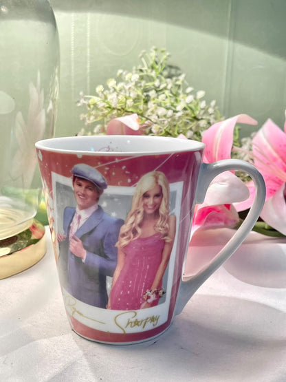 Disney Ryan & Sharpay Character Mug Pink Blue 4.5 in