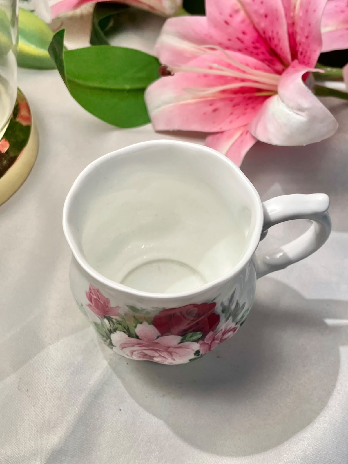 Superior Ceramics Rose Fine Bone China Mug 3.5 in
