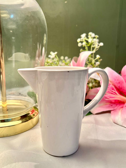 Debenhams White Oven-Safe Jug 4.5" Made in Portugal