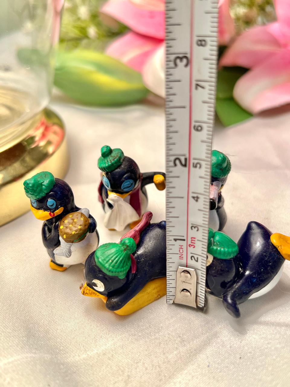 Penguin Miniature Figurine Set 5-Piece Approx. 2"
