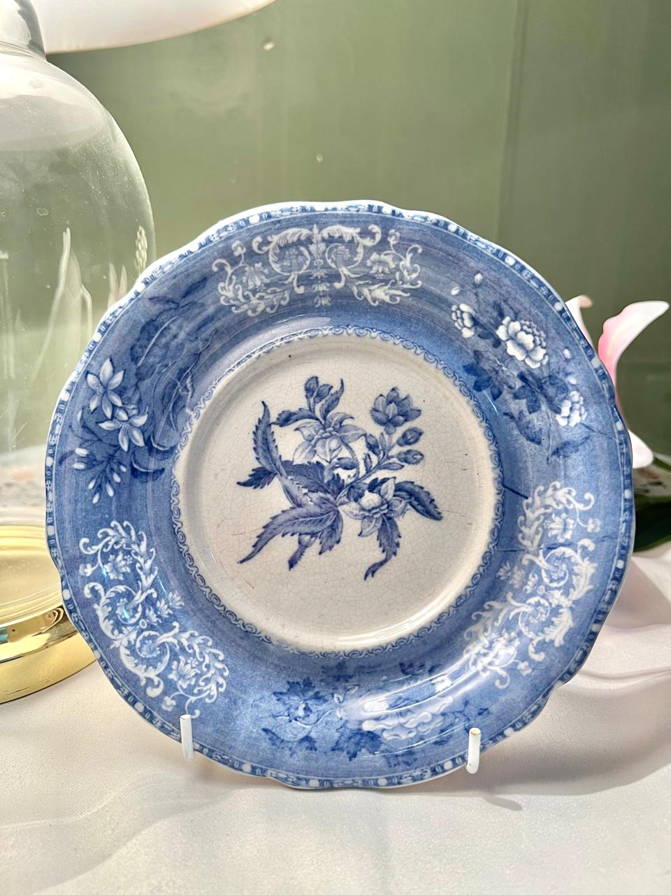Spode’s Camilla Copeland Blue Floral Plate 6.5"