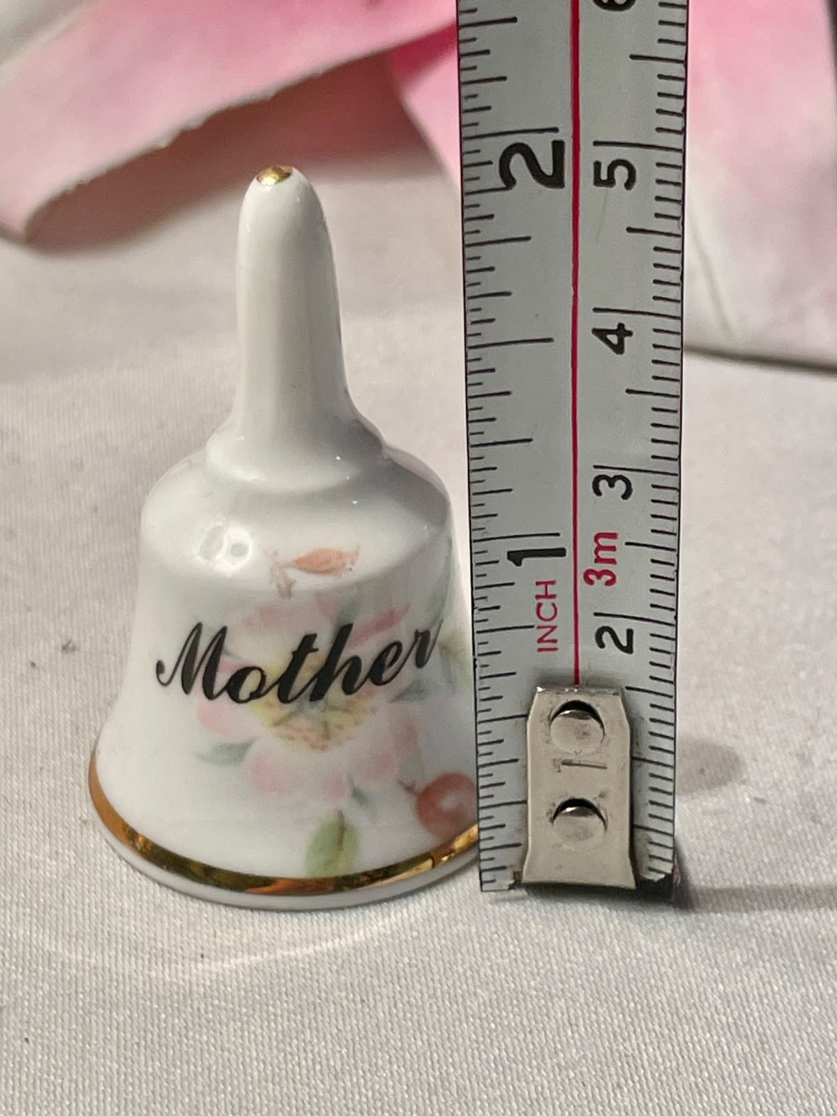 Vintage Mother Fine Bone China Bell 2 in