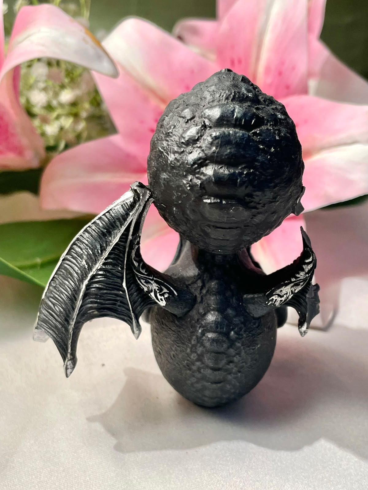 Vintage Winged Fantasy Creature Figurine 4 in