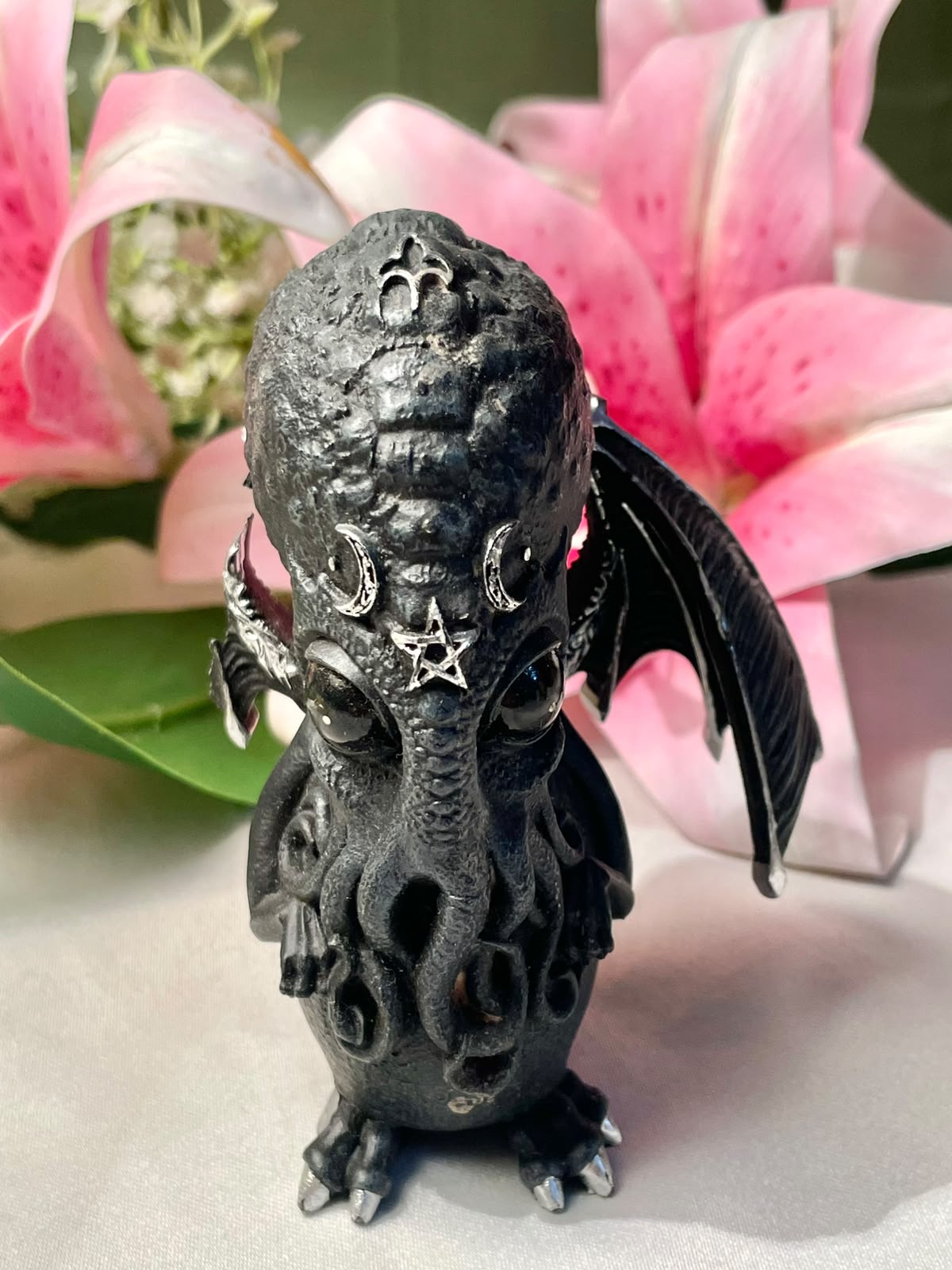 Vintage Winged Fantasy Creature Figurine 4 in