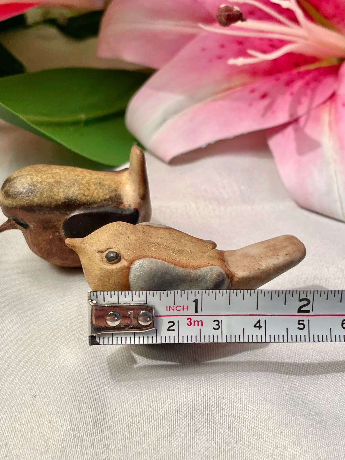 Vintage Miniature Bird Figurines 2-Piece Set 2 in
