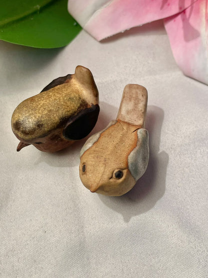 Vintage Miniature Bird Figurines 2-Piece Set 2 in