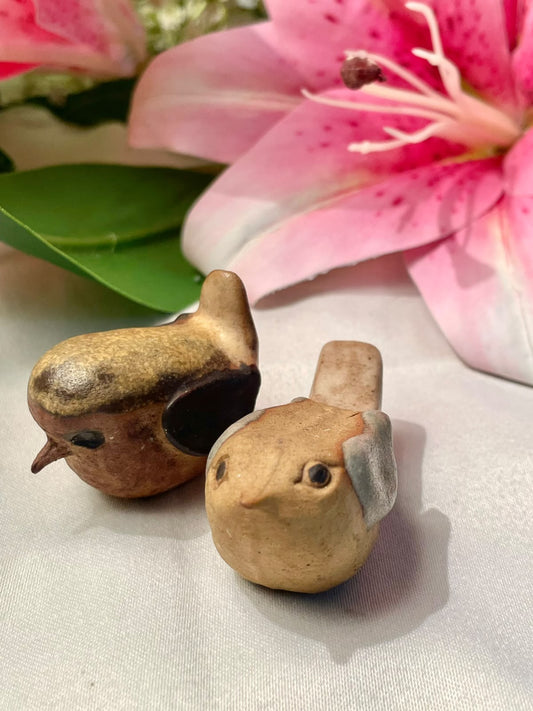 Vintage Miniature Bird Figurines 2-Piece Set 2 in