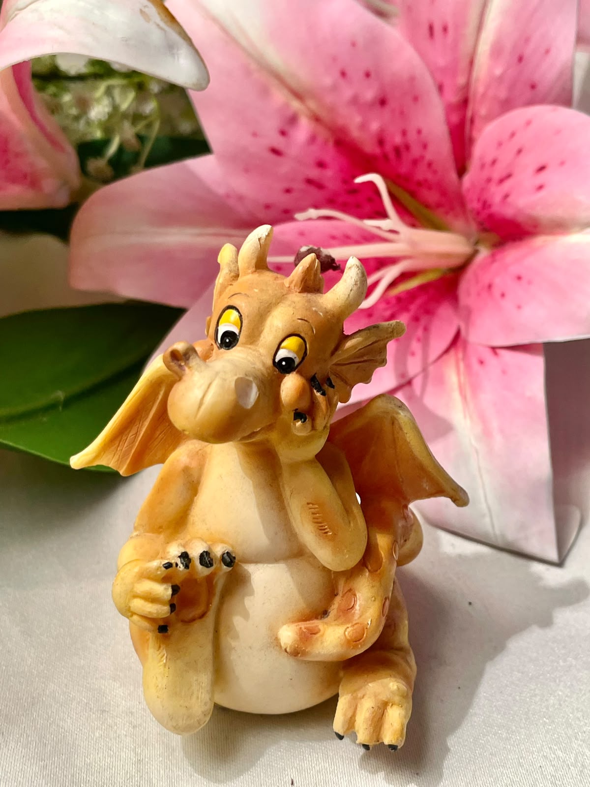 Vintage Dragon Figurine 8 cm