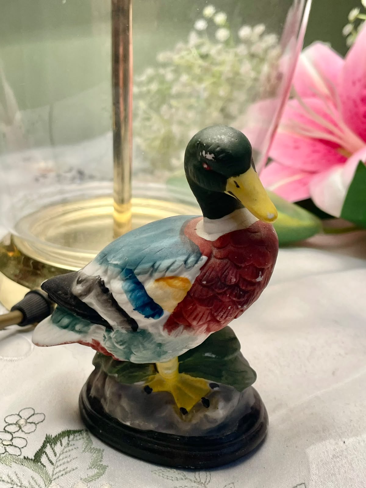Mallard Duck Decorative Figurine 4"
