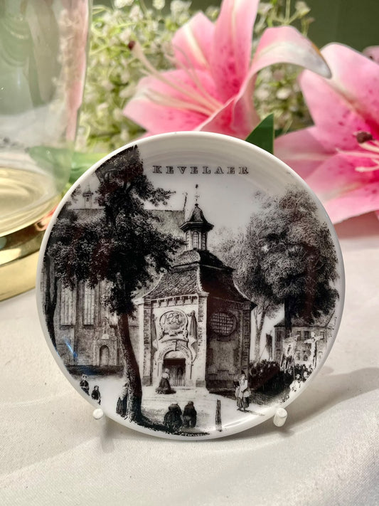 Kevelaer Black & White Decorative Wall Plate 9 cm