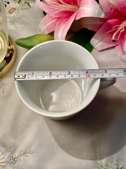 Godiva White & Gold Snowflake Ceramic Mug 10 cm
