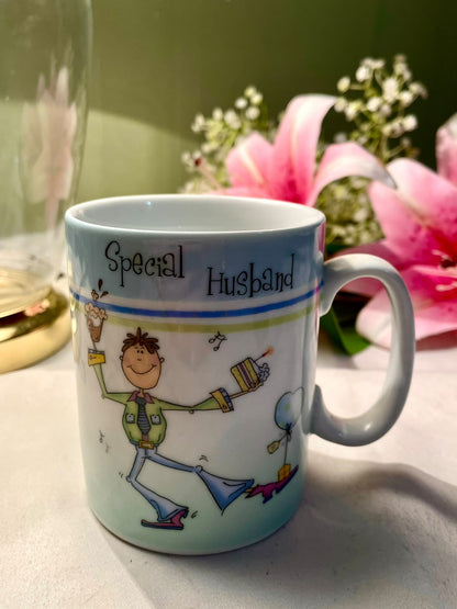 Hooli Mooli Special Husband Mug by Mandy Megastar 9 cm