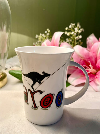 Guritno Kangaroo Fine Bone China Mug Australia 11 cm