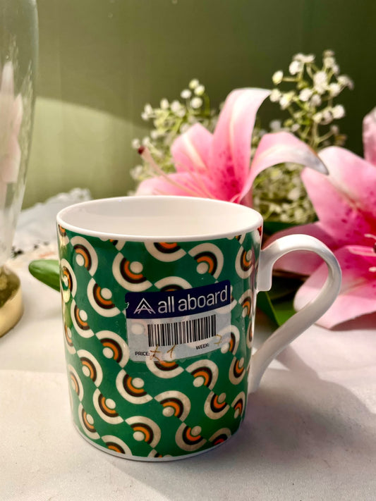 Ginka Keith Brymer Jones Green Retro Mug 9 cm