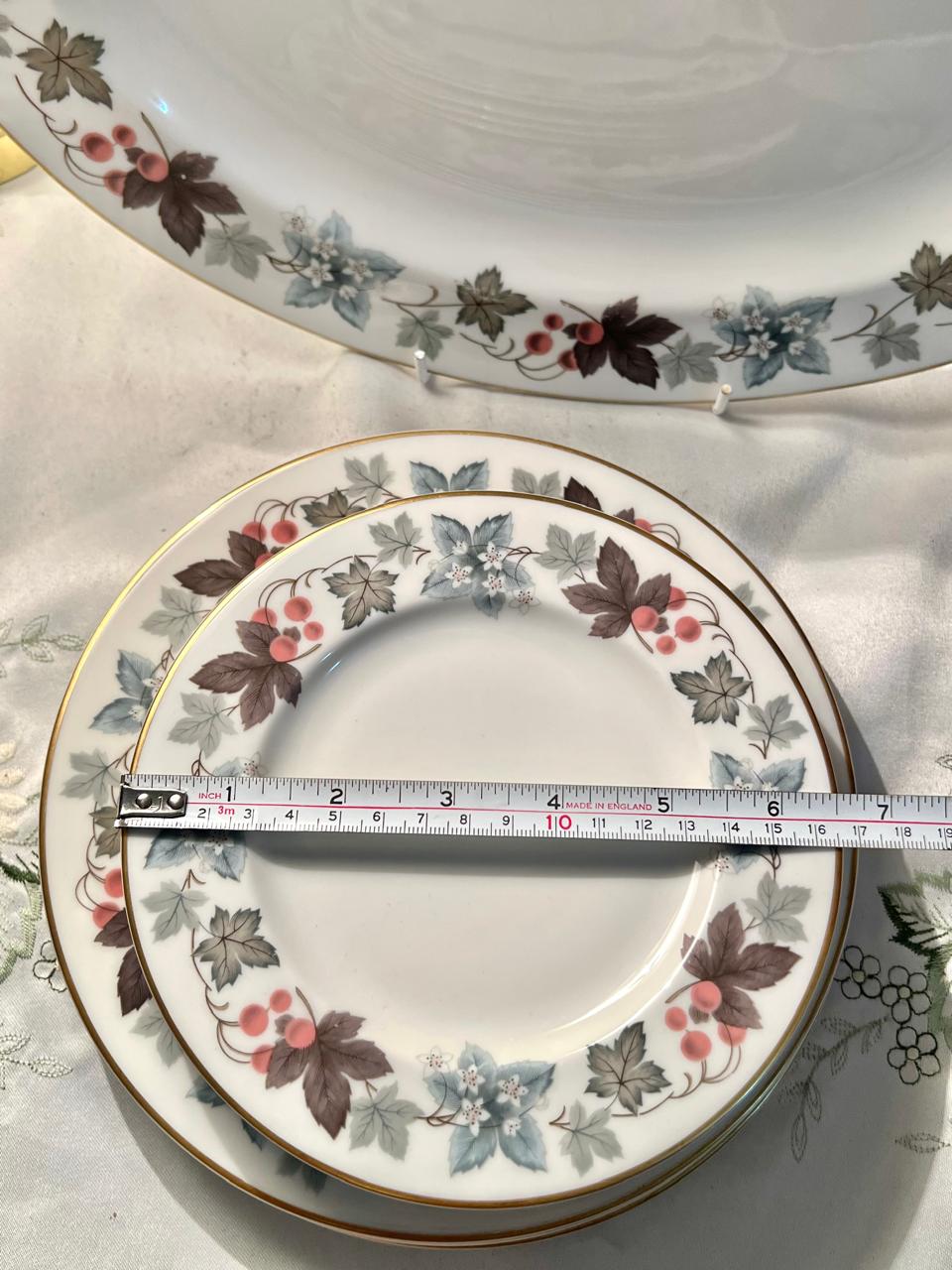 Royal Doulton Camelot English Translucent China Dinnerware Set 9 pcs