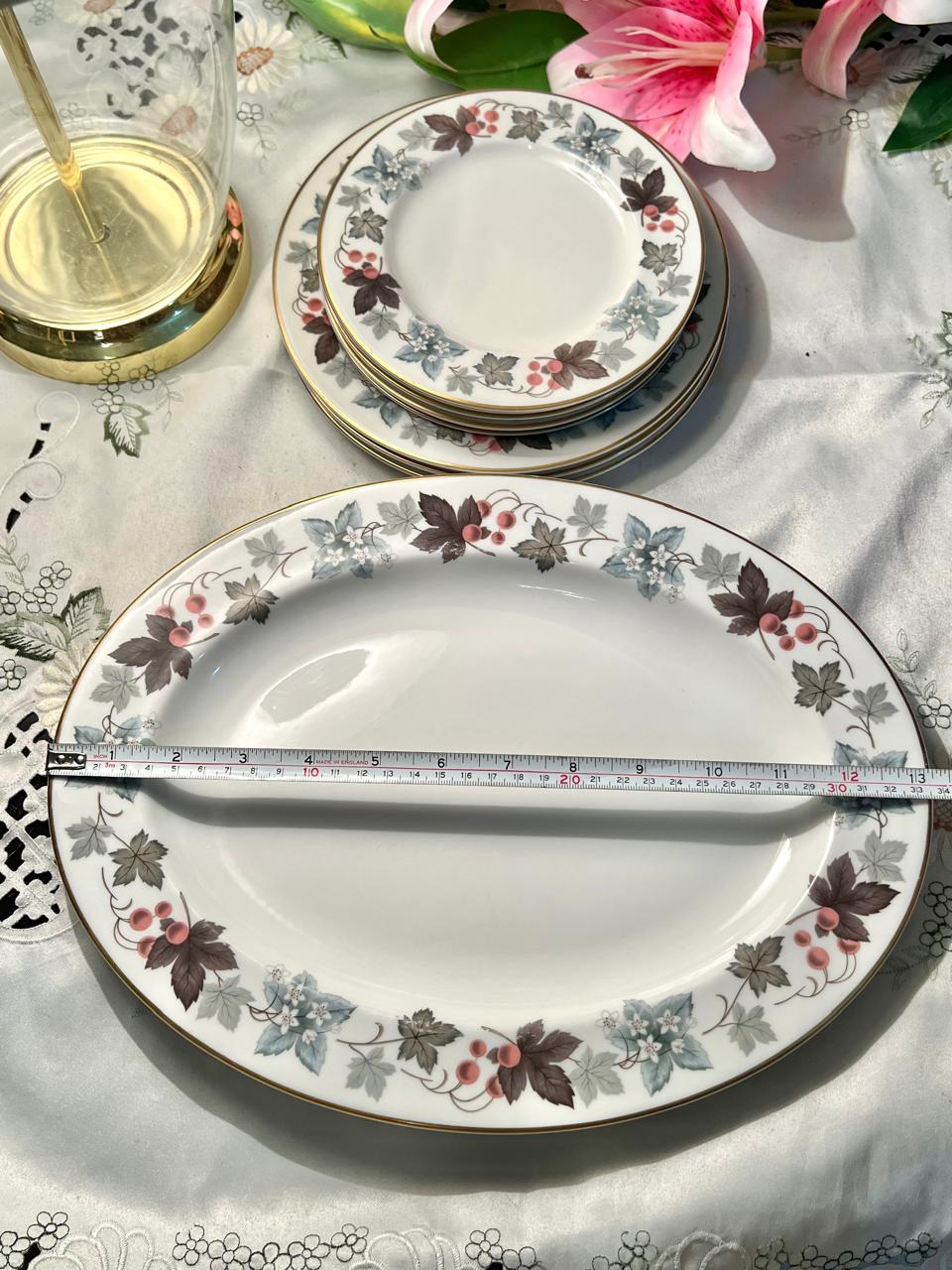 Royal Doulton Camelot English Translucent China Dinnerware Set 9 pcs