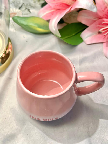 Jack Wills Pink Ombre Ceramic Mug 10 cm