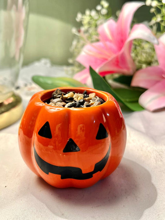 Halloween Jack-O’-Lantern Pumpkin Ceramic Planter 7 cm