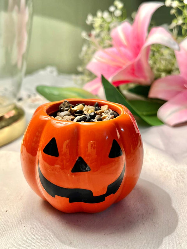 Halloween Jack-O’-Lantern Pumpkin Ceramic Planter 7 cm