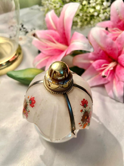 Vintage Avon umbrella or fairy lamp-style perfume bottle and scent diffuser Detail Approx 15 cm