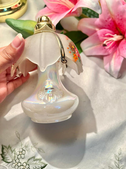 Vintage Avon umbrella or fairy lamp-style perfume bottle and scent diffuser Detail Approx 15 cm