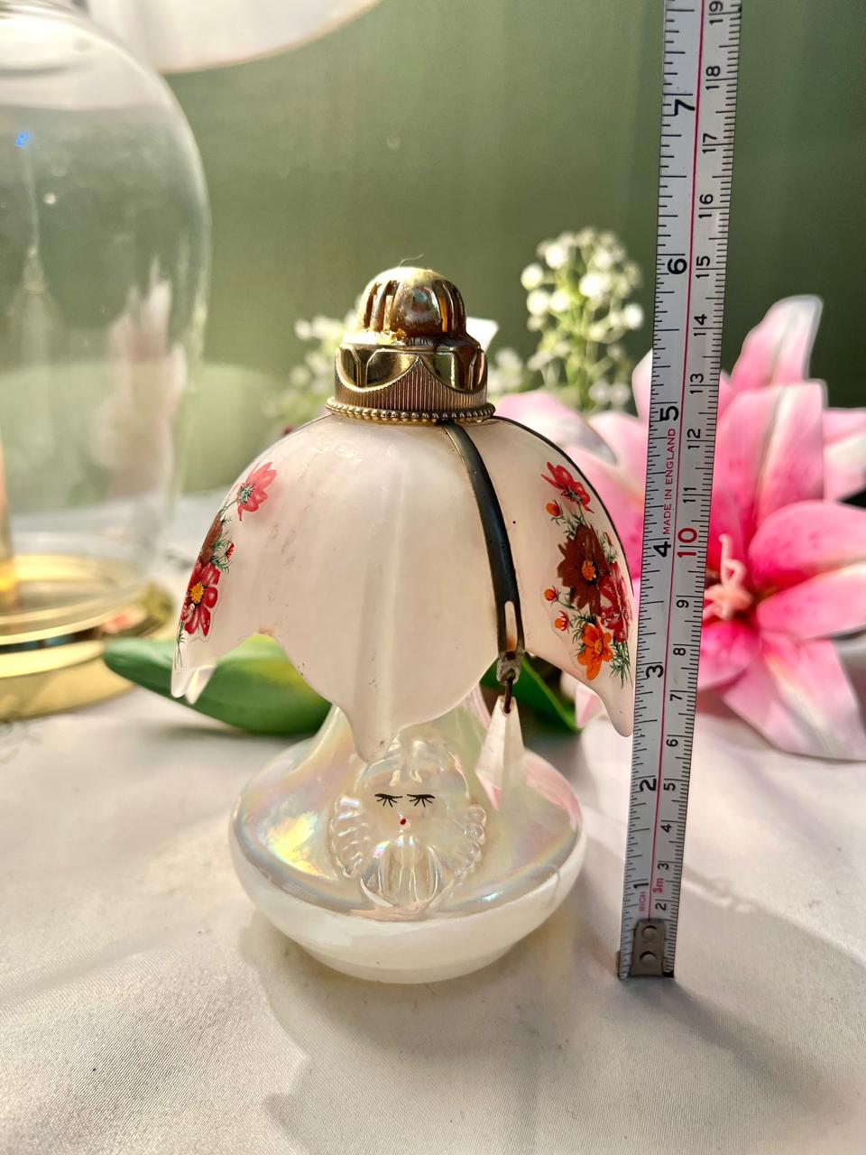 Vintage Avon umbrella or fairy lamp-style perfume bottle and scent diffuser Detail Approx 15 cm