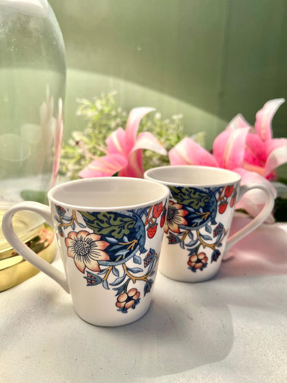 Set of 2 Pimpernel Morris & Co Strawberry Mugs 9 cm