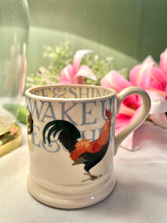 Emma Bridgewater Wake Up Rise & Shine Rooster Mug Made in England
