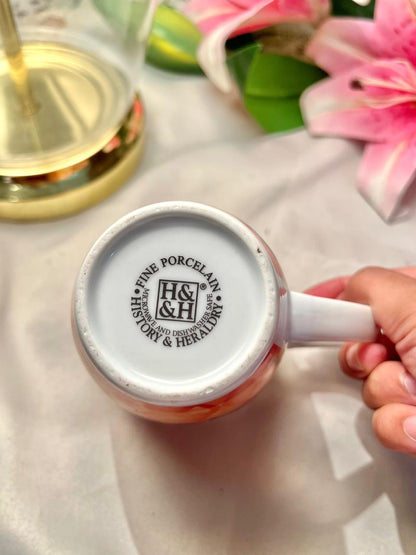 History & Heraldry Fine Porcelain Novelty Wife Mug Orange Humorous Gift Cup