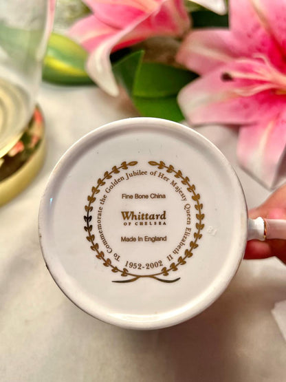 Whittard Golden Jubilee Fine Bone China Mug 10 cm