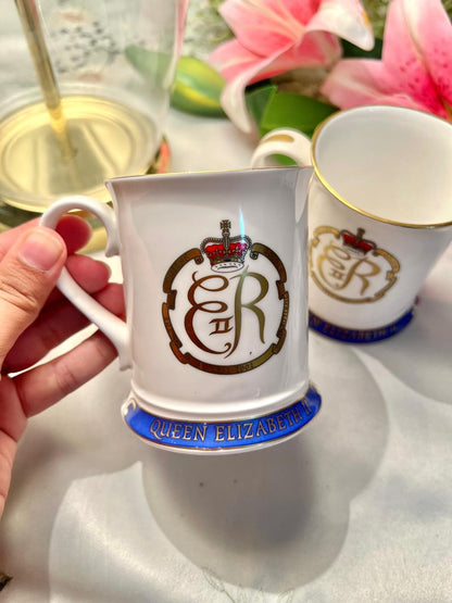 Ringtons Queen Elizabeth II Fine Bone China Mugs – 2 Piece