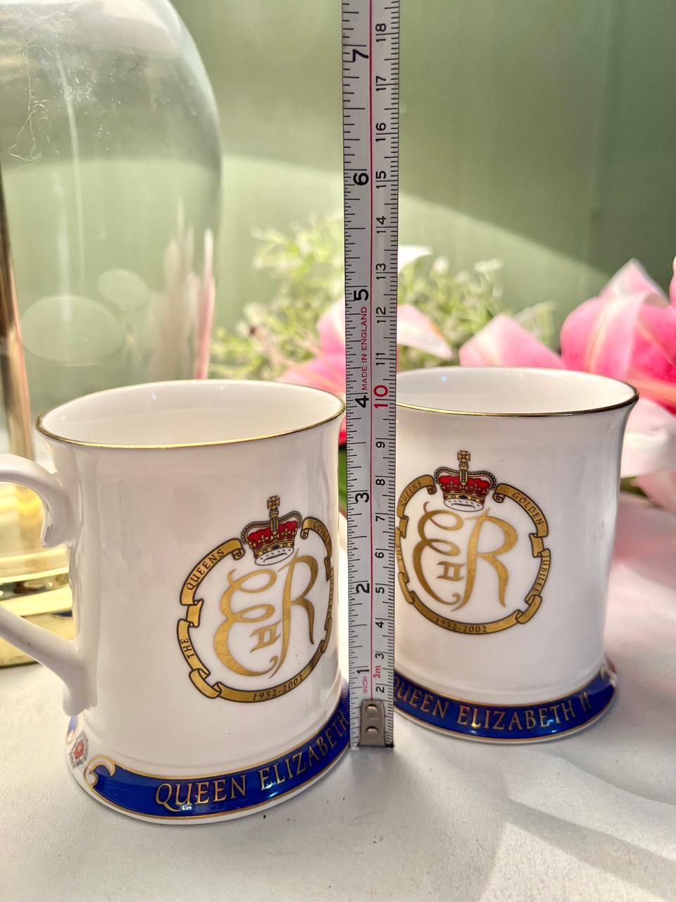Ringtons Queen Elizabeth II Fine Bone China Mugs – 2 Piece