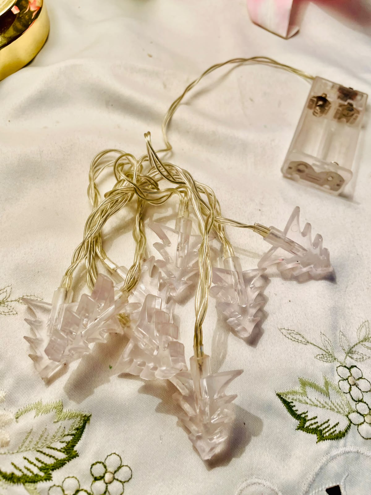 Clear Christmas Tree Battery String Fairy Lights