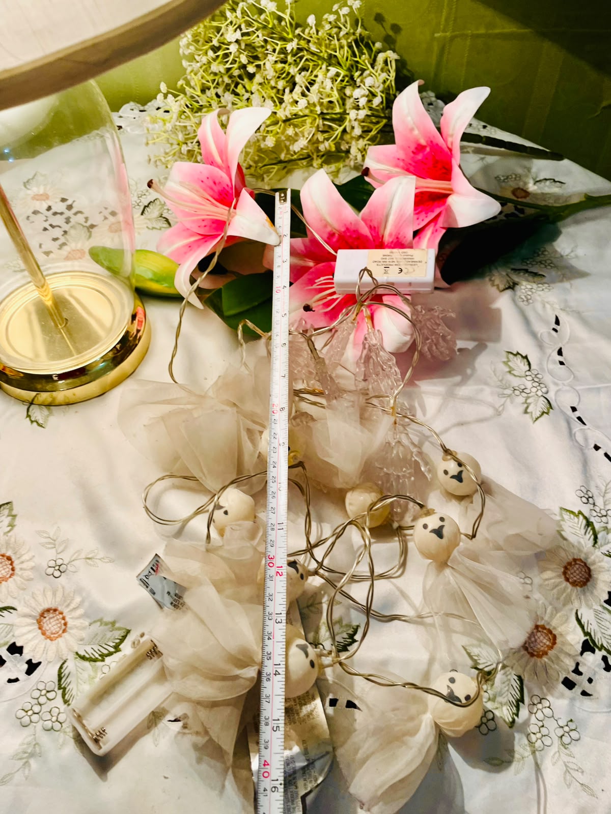 Cream Angel Battery String Fairy Lights