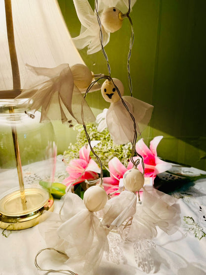 Cream Angel Battery String Fairy Lights