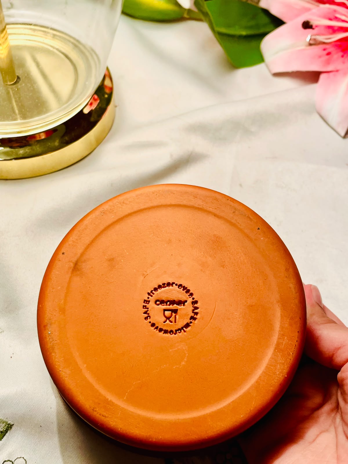 Red Glazed Ceramic Baking Dish 12 cm – Oven Safe