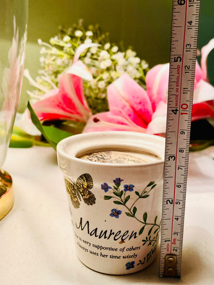 History & Heraldry Maureen Floral Scented Stoneware Candle 8cm