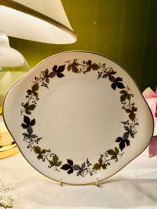 Royal Doulton Burgundy Serving Plater 10 Inch England