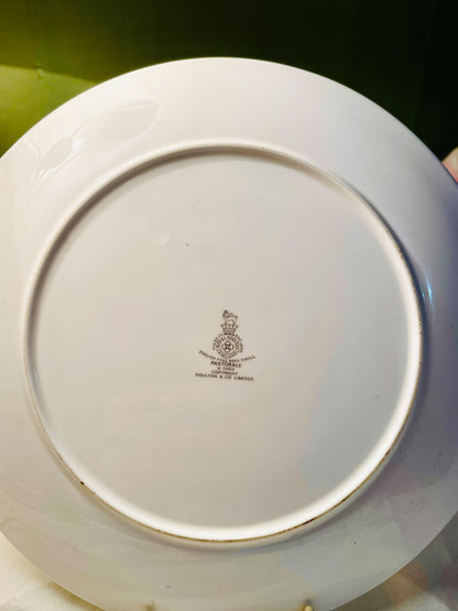 Royal Doulton Pastoral H5002 Fine Bone China Plater 10 Inch