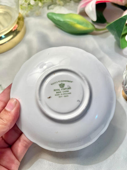 Royal Stafford Roses to Remember Bone China Cup & Saucer Set