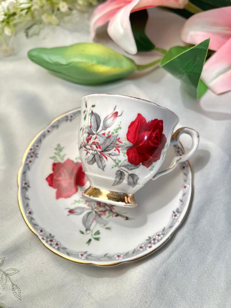 Royal Stafford Roses to Remember Bone China Cup & Saucer Set