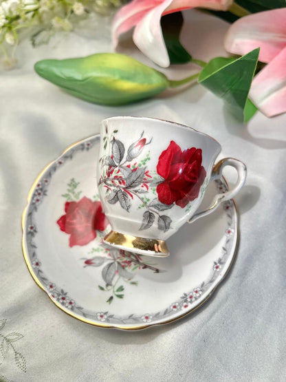 Royal Stafford Roses to Remember Bone China Cup & Saucer Set