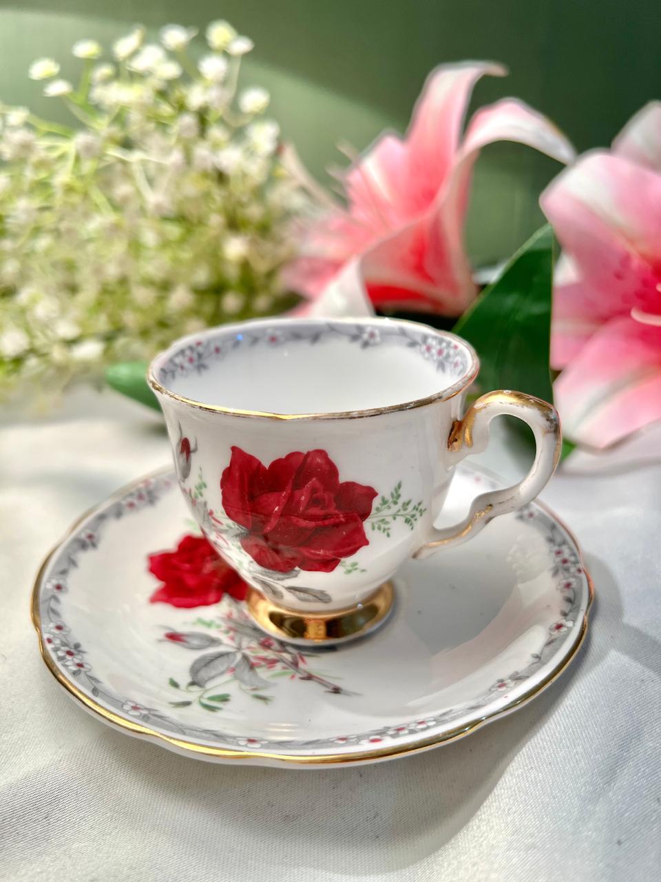 Royal Stafford Roses to Remember Bone China Cup & Saucer Set
