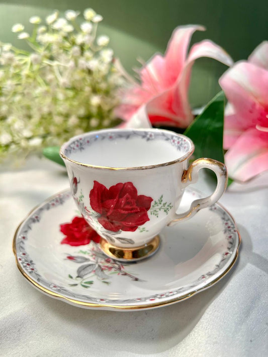 Royal Stafford Roses to Remember Bone China Cup & Saucer Set