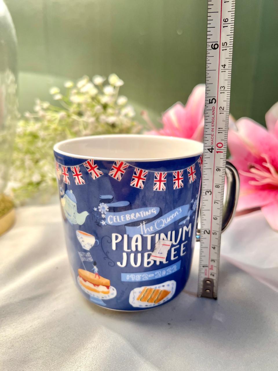 Tesco Home Platinum Jubilee Fine China Mug, 4 in