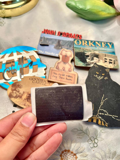 Vintage Novelty Fridge Magnets Set – 7 Mixed Designs